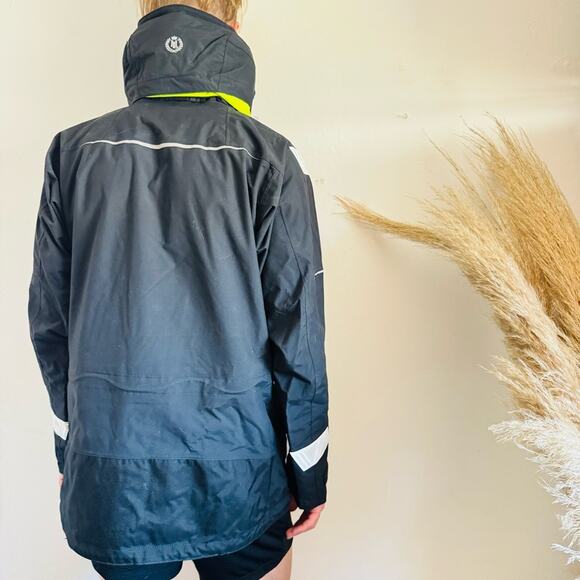 NEW Henri Lloyd $995 Black Transocean Jacket Waterproof Rain Sailing Coat S - Picture 15 of 15